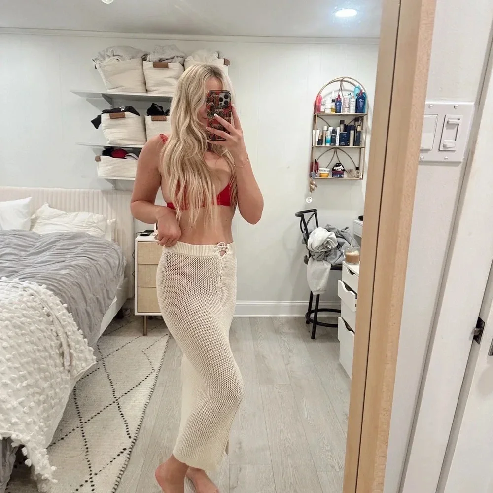 FOREVER 21 crochet skirt S - Picture 1 of 8